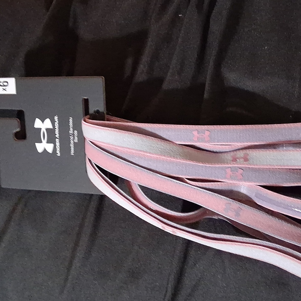 Under Armour Non Slip Headbands Purple Lavender Gray Pink X6 NEW